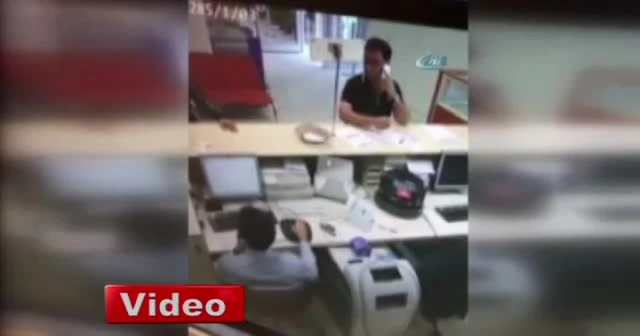Bağcılar’daki silahlı banka soygunu kamerada