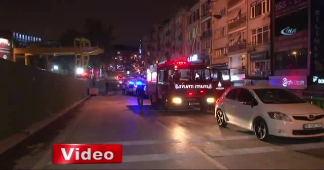 Beşiktaş metro inşaatında kaza : 1 yaralı