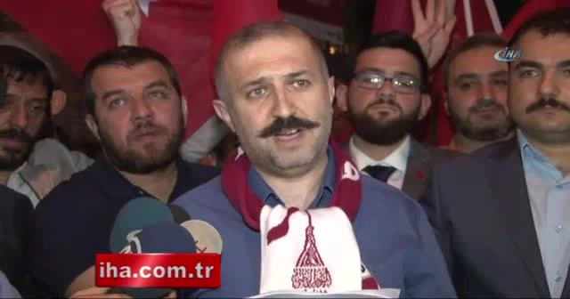 Beyoğlu'nda Katar'a destek protestosu