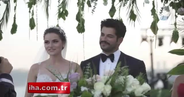 Burak Özçivit ve Fahriye Evcen dünya evine girdi