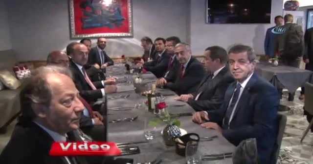 Çavuşoğlu ve Akıncı, Cenevre'de siyasi temsilcilerle bir araya geldi