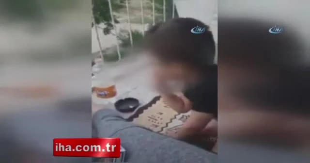 Çocuğuna sigara ve bira içiren anneye büyük tepki yağıyor
