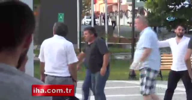 Çocuk parkında dehşet anları