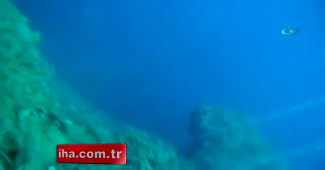 Depremden bir gün önce denizaltından çekilen görüntü ürküttü