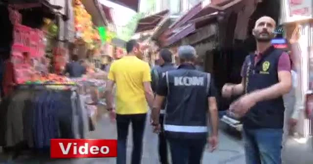 Eminönü’nde 500 polisle kaçakçıklık operasyonu