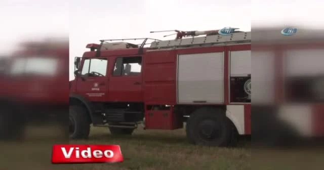 Ham petrol boru hattında hırsızlık yapılırken yangın çıktı