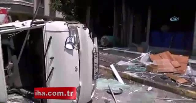 İstanbul'da bir iş yerinde patlama!