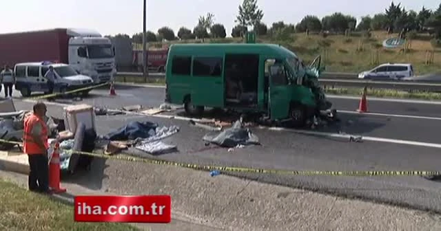 İstanbul'da feci kaza!