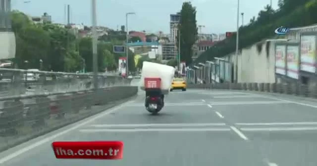 İstanbul’da tehlikeli ve ilginç yolculuklar kamerada