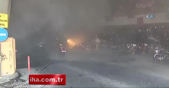 İstanbul Fatih'te korkutan yangın