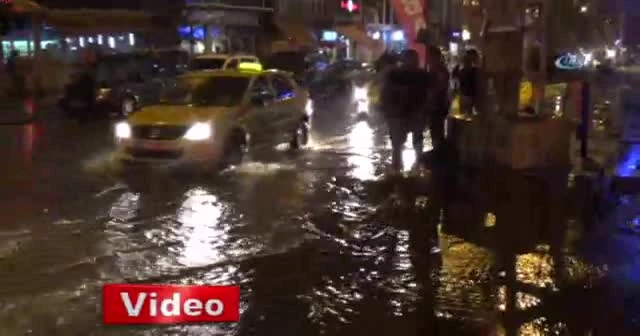 Kars’ı dolu ve yağmur vurdu