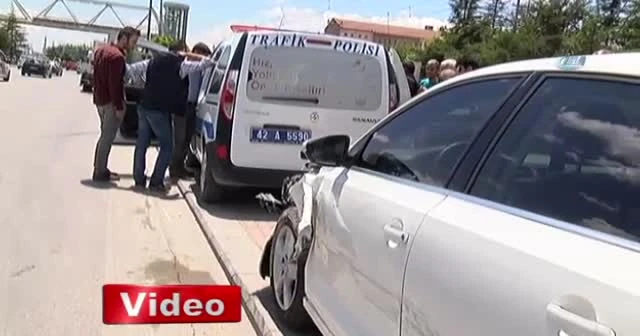 Konya’da zincirleme kaza: 13 araç birbirine girdi