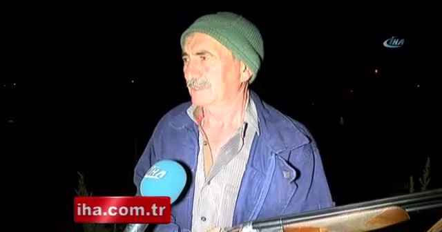 Muhtar köpekleri yiyen hayvana tek başına savaş açtı