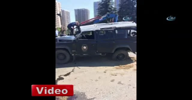 Özel hareket polisleri kaza yaptı: 7 yaralı