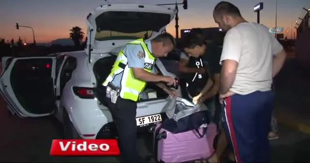 Polisten toptancı sebze halinde uygulama