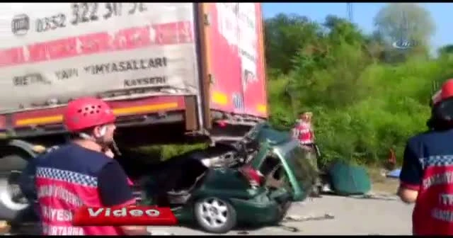 Sakarya'da feci kaza: 1 ölü