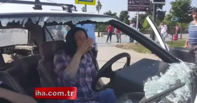 Samsun'da yürek burkan kaza