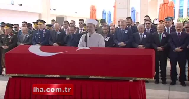 Şehide veda: Cumhurbaşkanı Erdoğan da oradaydı