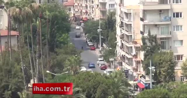 Sıcak hava kent merkezini boşalttı