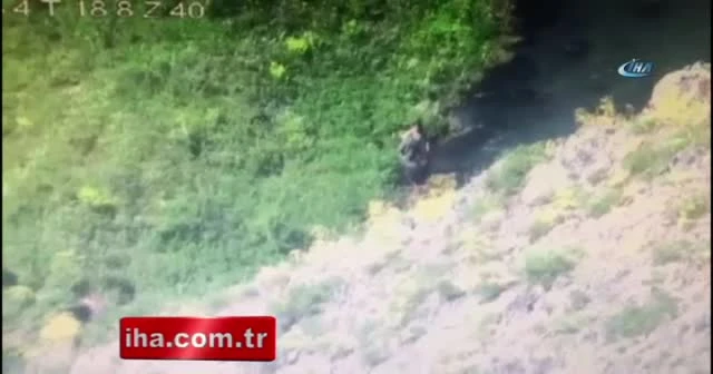 Teröristler böyle teslim oldu