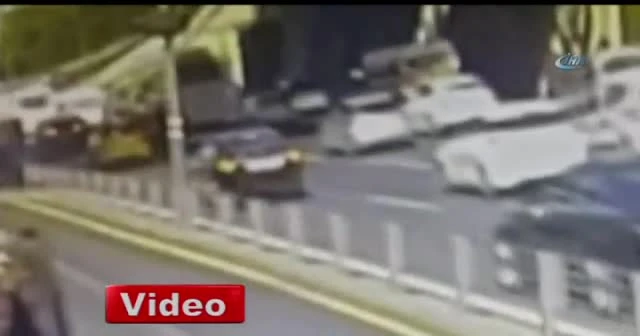 Trafikte ölümüne kavga kamerada