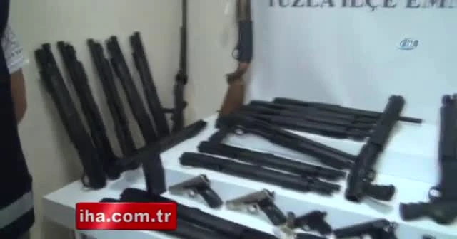 Tuzla’da yasadışı silah ticareti operasyonu: 31 tüfek ele geçirildi