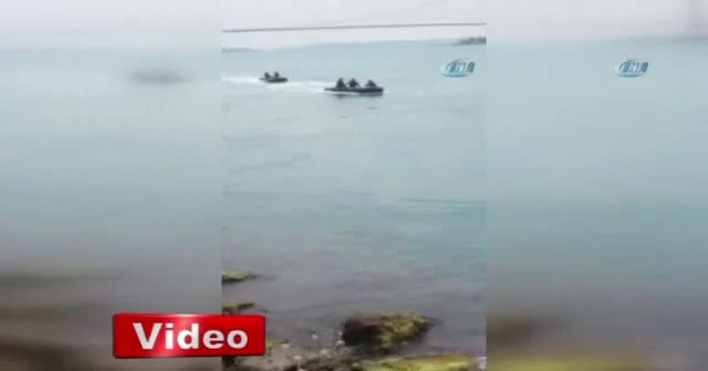 Üsküdar’da denizde kaybolan gencin son görüntüleri kamerada