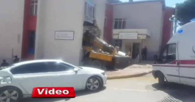 Vinç sağlık ocağına girdi