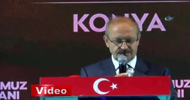 15 Temmuz’un yıldönümünde binlerce kişi Mevlana Meydanı’na akın etti