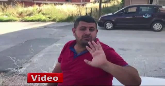 3’üncü kattan aşağı traktör düştü