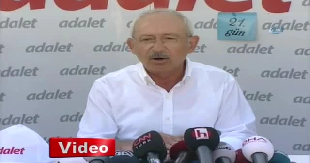 Adalet yürüyüşünün 21. günü başladı