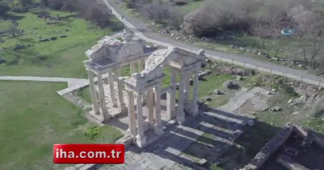 Afrodisias’ın havadan görüntüleri etkiledi