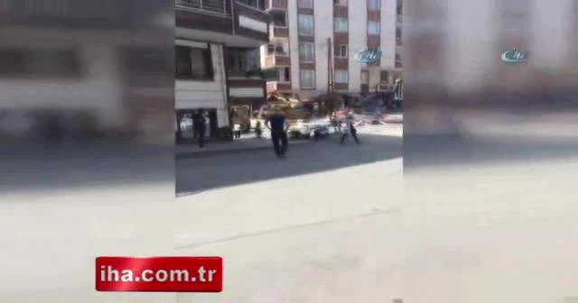 Alibeyköy’de olaylı yıkım