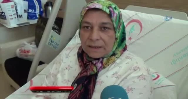 Ayağına saplanan inşaat demiriyle hastaneye kaldırıldı