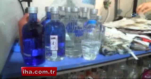 Bağcılar’da sahte içki operasyonu