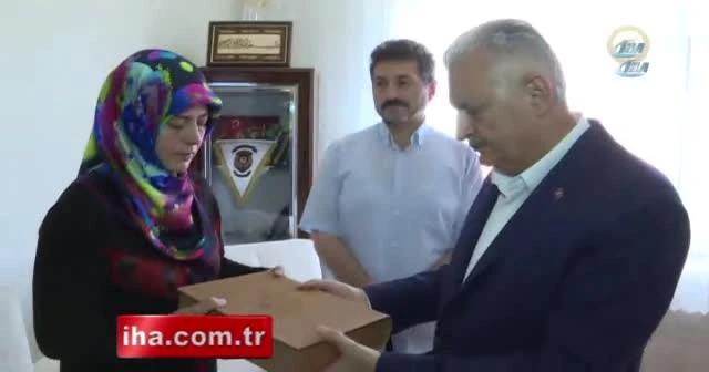 Başbakan Yıldırım, Polatlı’da şehit ailelerini ziyaret etti