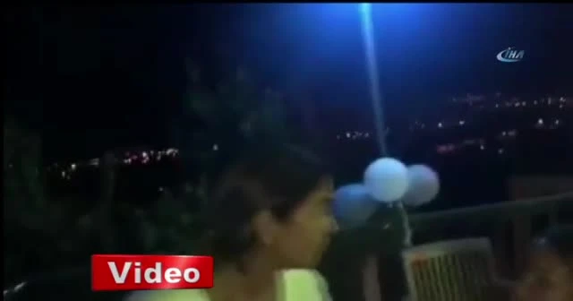 Bodrum'da deprem anı böyle görüntülendi
