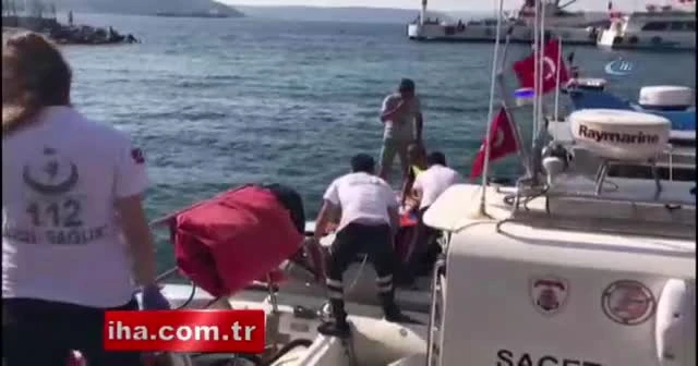 Çanakkale'de iskeleden denize düşen kişi öldü