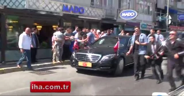 Cumhurbaşkanı Erdoğan'dan esnaf ziyareti