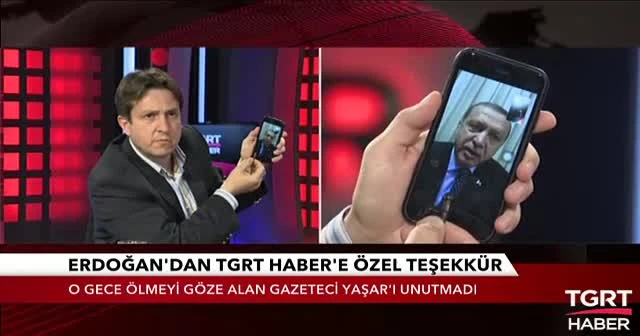 Cumhurbaşkanı Erdoğan'dan TGRT Haber'e özel teşekkür