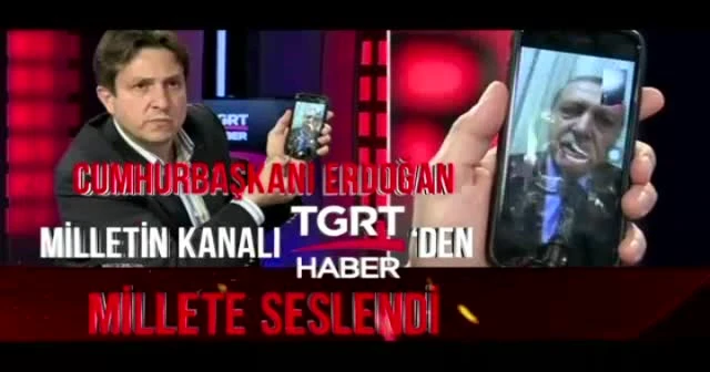 Cumhurbaşkanı Erdoğan, TGRT Haber'den millete seslendi