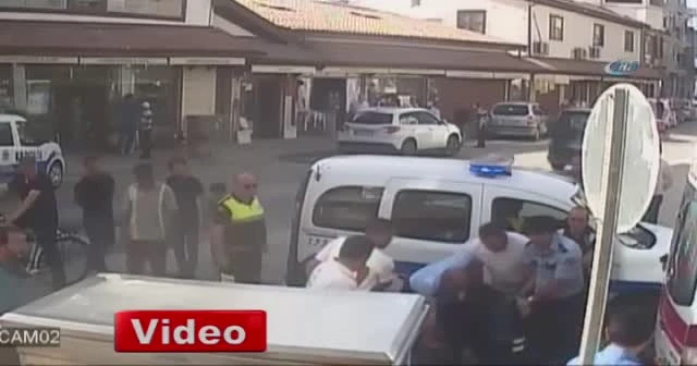 Drift yaparken kaza yapan kadın otomobili yakmaya çalıştı
