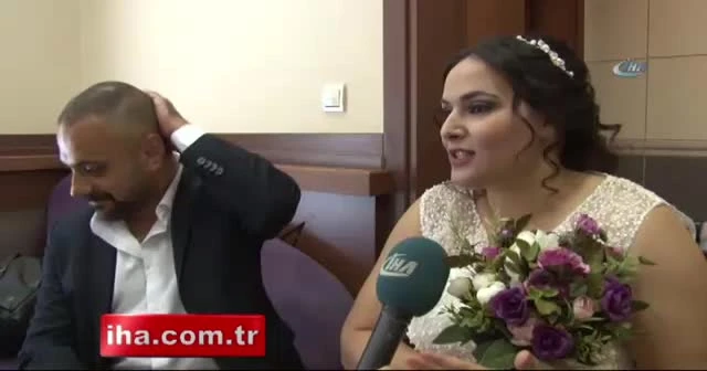 Engelli aracı, gelin arabası oldu