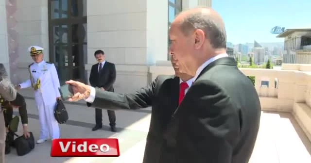 Erdoğan ile canlı yayın yaptı