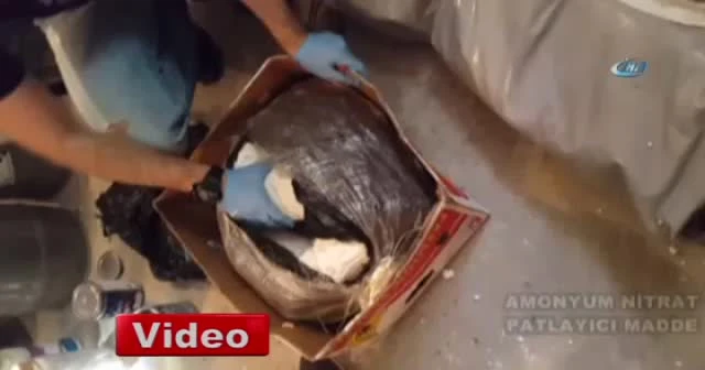 Eylem hazırlığındaki teröristlere operasyon kamerada