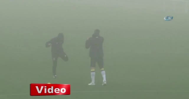 Fenerbahçe sis altında çalıştı!