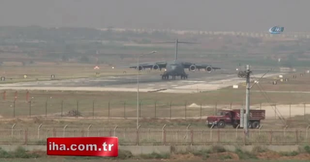 İncirlik Hava Üssü'nde askeri hava hareketliliği
