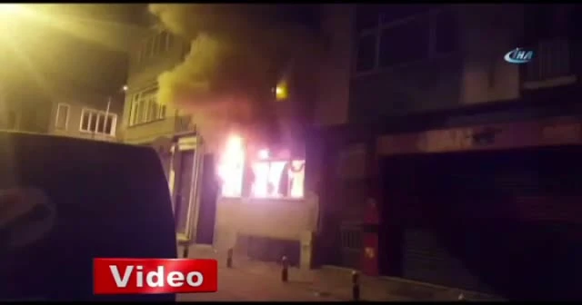 İstanbul Bakırköy’de korkutan yangın