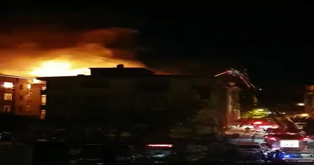 İstanbul Esenyurt'ta korkutan yangın