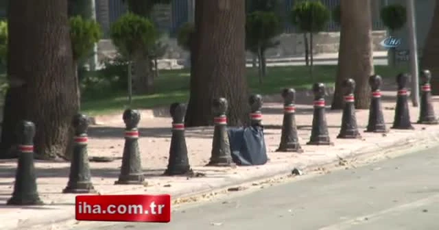Konya'da fünyeyle patlatılan şüpheli çantadan kıyafet çıktı